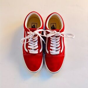Red Old Skool Vans
